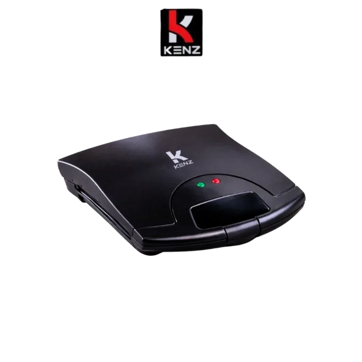 Kenz Grill Panini Multifonction –1400W-Double Face – Noir-VT-3957