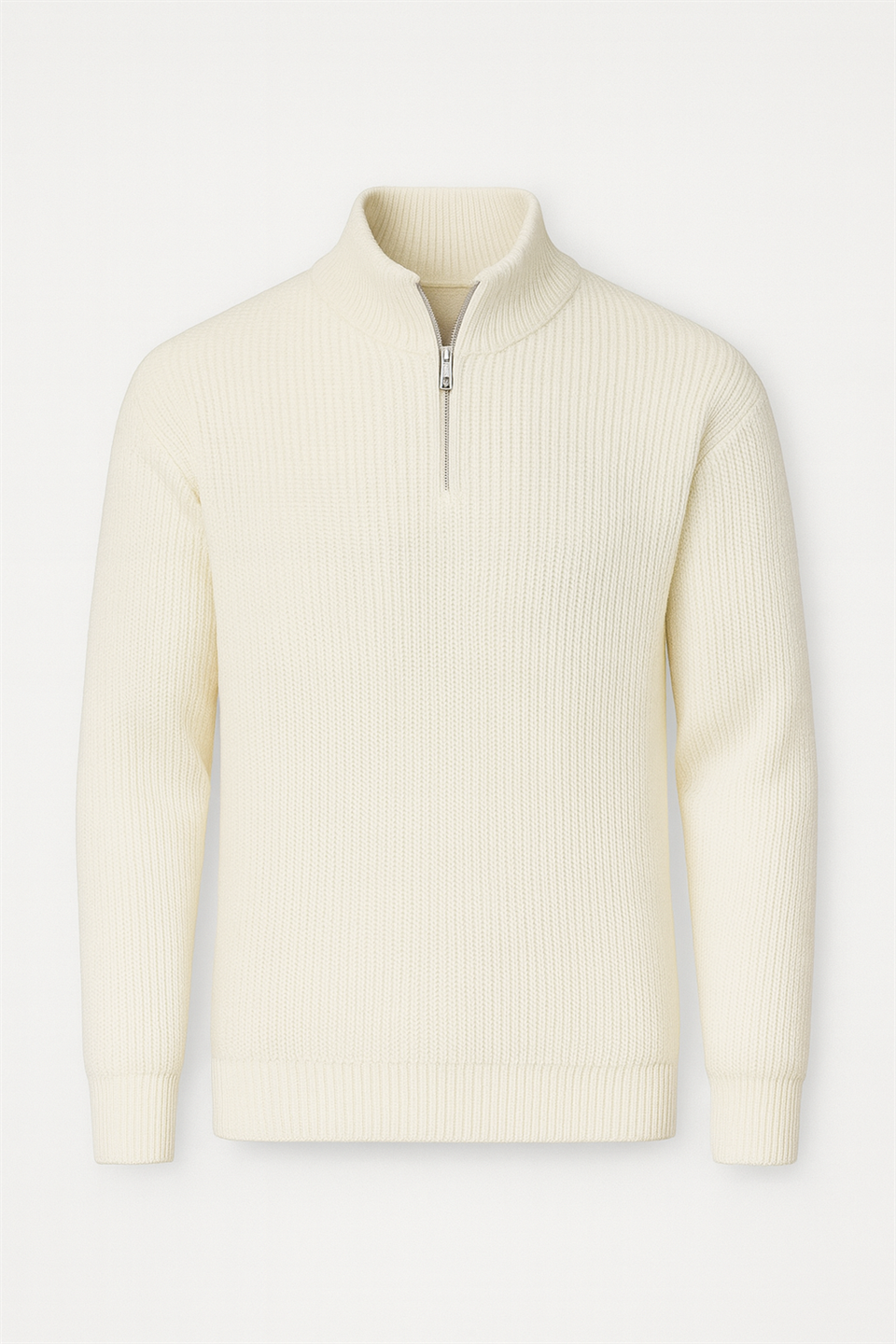 Pull Homme Nolan Maille Selanik Demi-Zip Oversize
