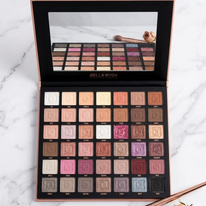 Palette de Fards à Paupières 42 Couleurs 22CM- Professionnelle, Haute pigmentation et Longue tenue