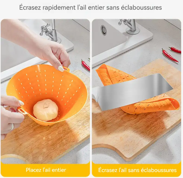 Bol vapeur en silicone avec égouttoir 180 x 80 mm