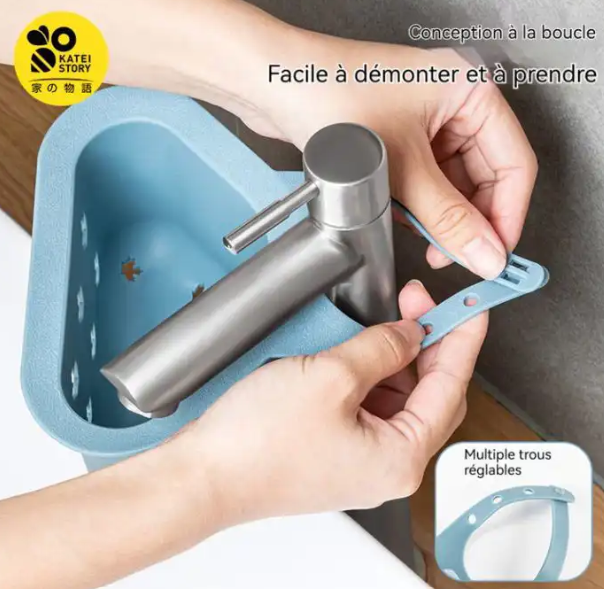 Panier de Rangement avec Drainage KATEI STORY - Plastique - Cuisine