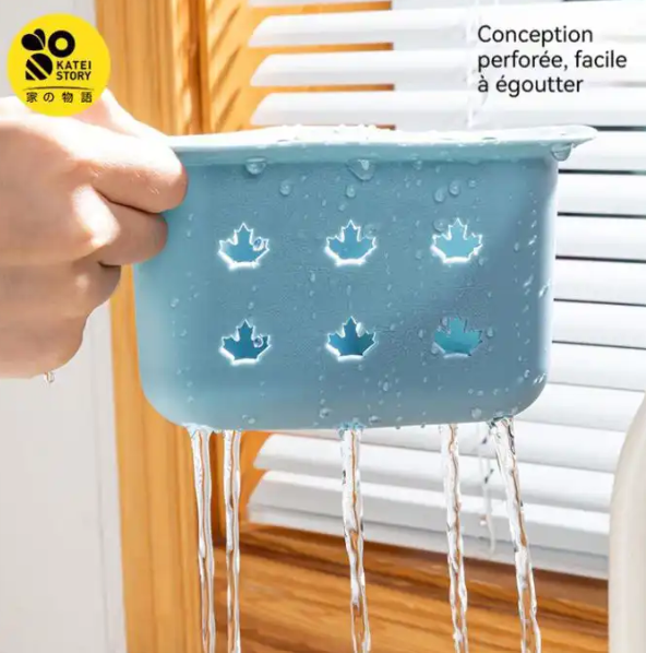 Panier de Rangement avec Drainage KATEI STORY - Plastique - Cuisine