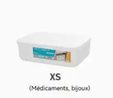 Boîte de rangement plate XS KATEI STORY - Organisateur compact
