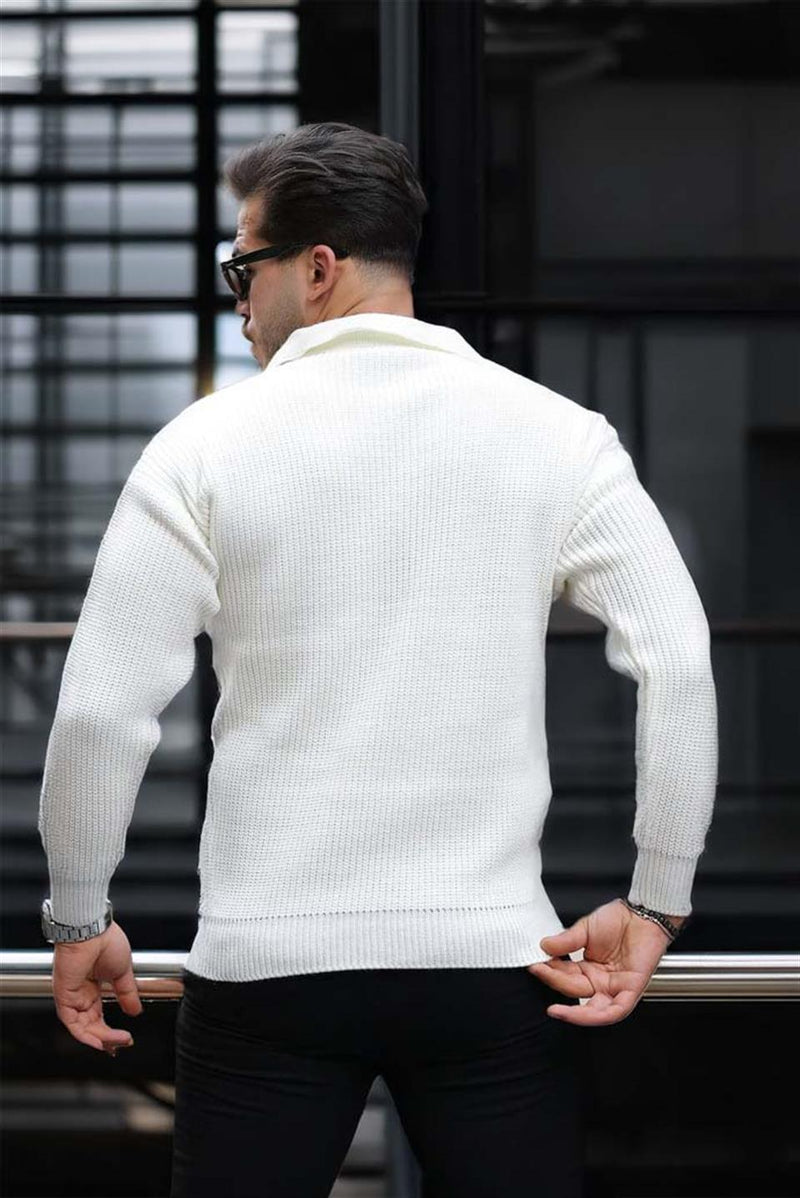Pull Homme Joris Polo en Maille Selanik Oversize