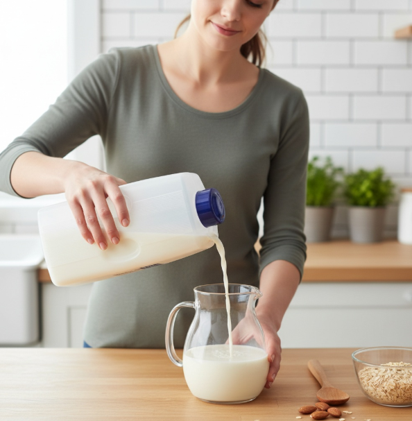 Bidon de Stockage Alimentaire 2L Étanche pour Eau et Liquides