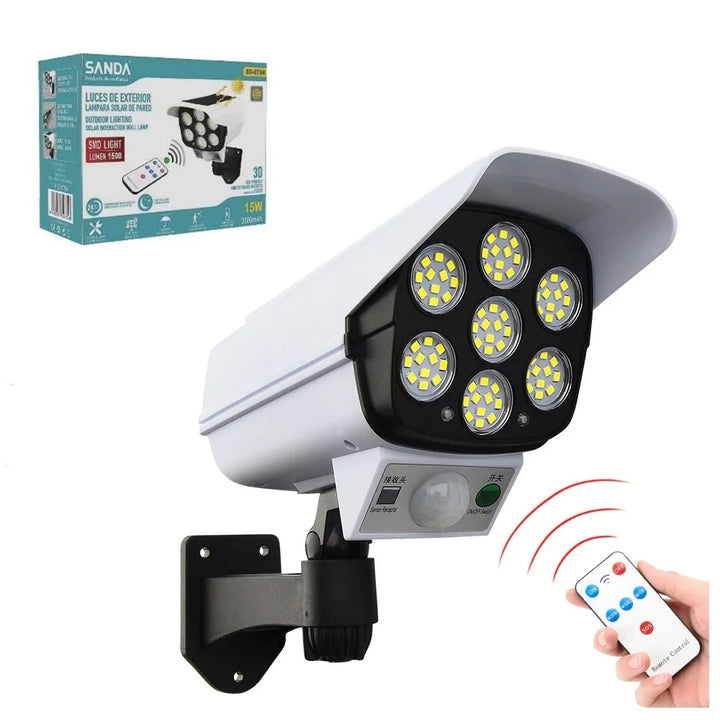 Lampe Solaire Murale LED avec Détecteur de Mouvement et Télécommande