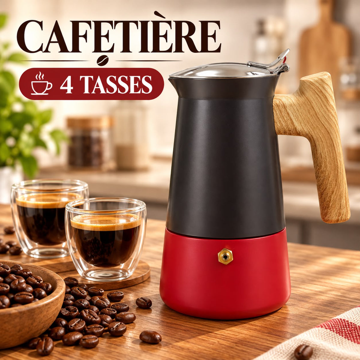 CAFETIERE 4 TASSE