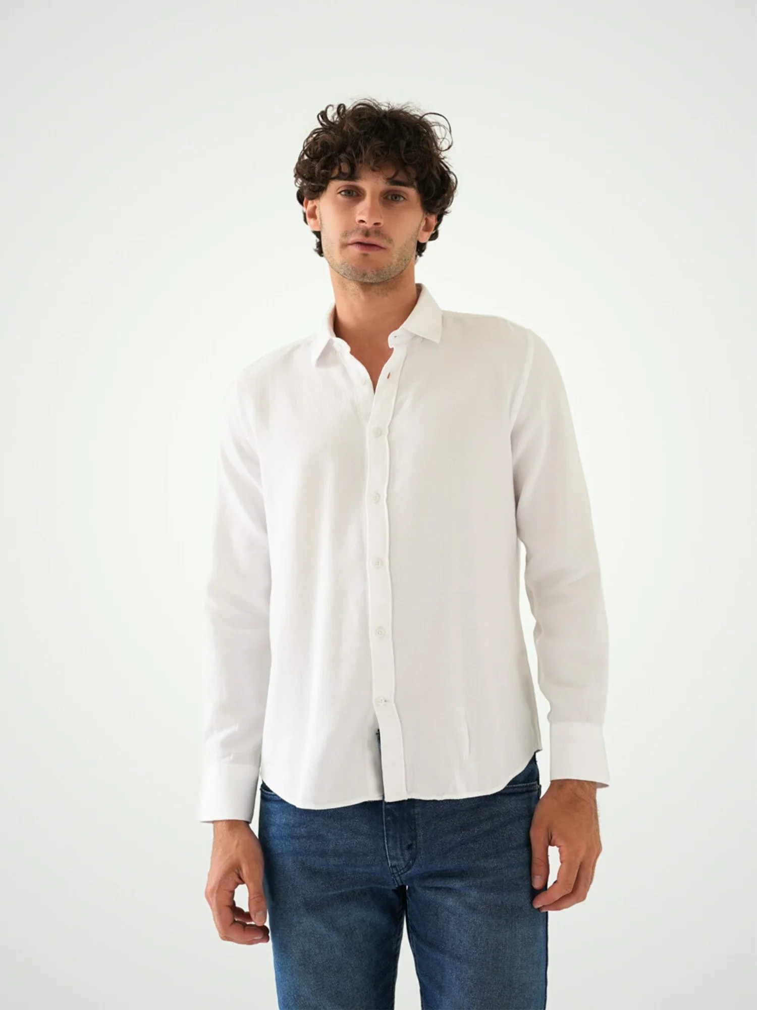 Chemise Homme à Manches Longues - Design Classique, Confortable et Élégant - SHI24SPOR19537TM1