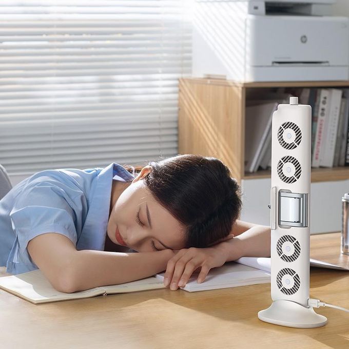 Baseus Mini Ventilateur USB de Bureau 2-en-1 Silencieux