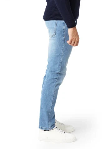 Jean Homme Slim Fit Effet Délavé – Style Casual Moderne - JNS23WFDN22723TM1