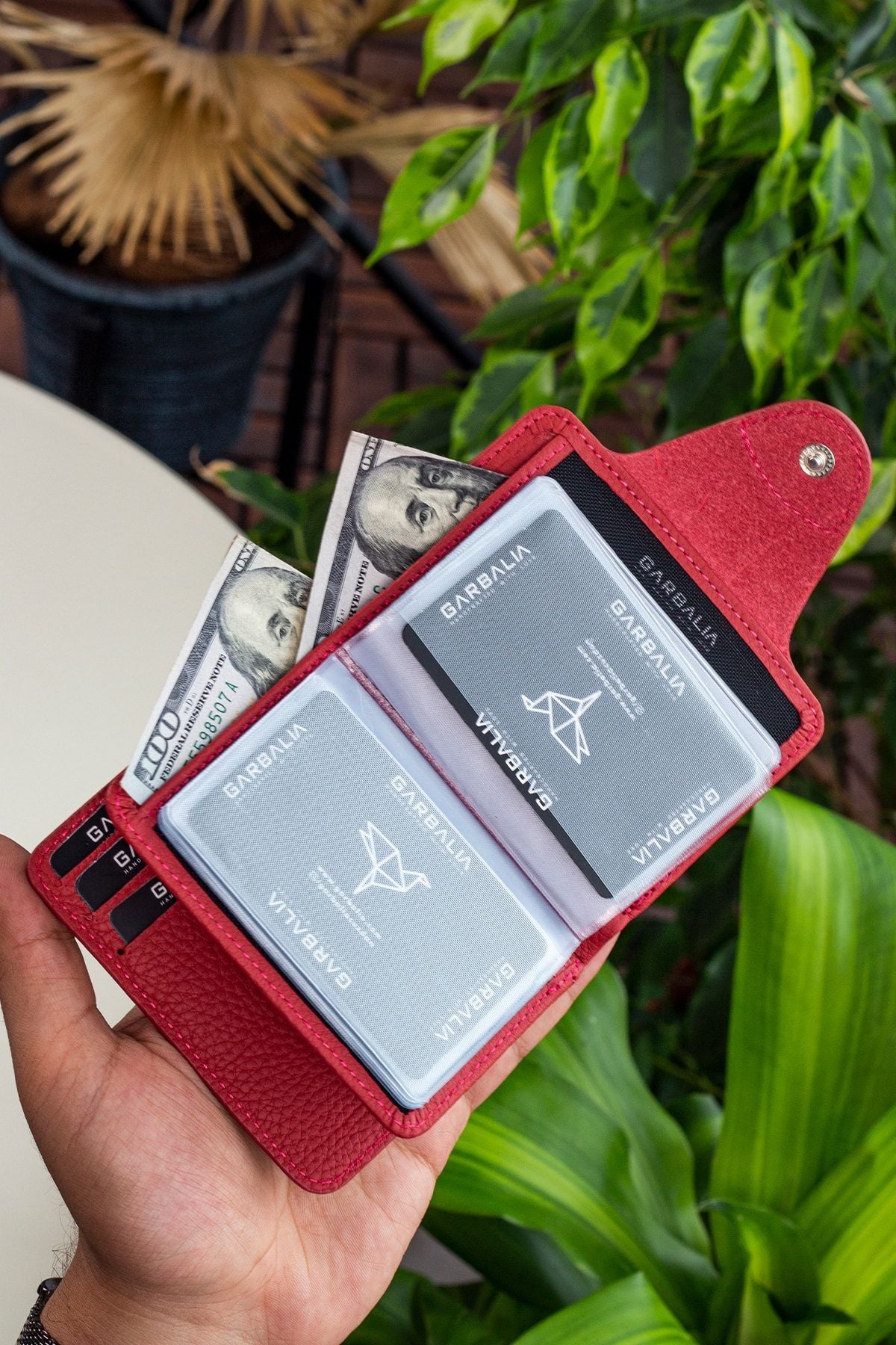 Luzern Hakiki Deri Ek Kartlıklı Mürdüm Unisex Cüzdan - Justyol