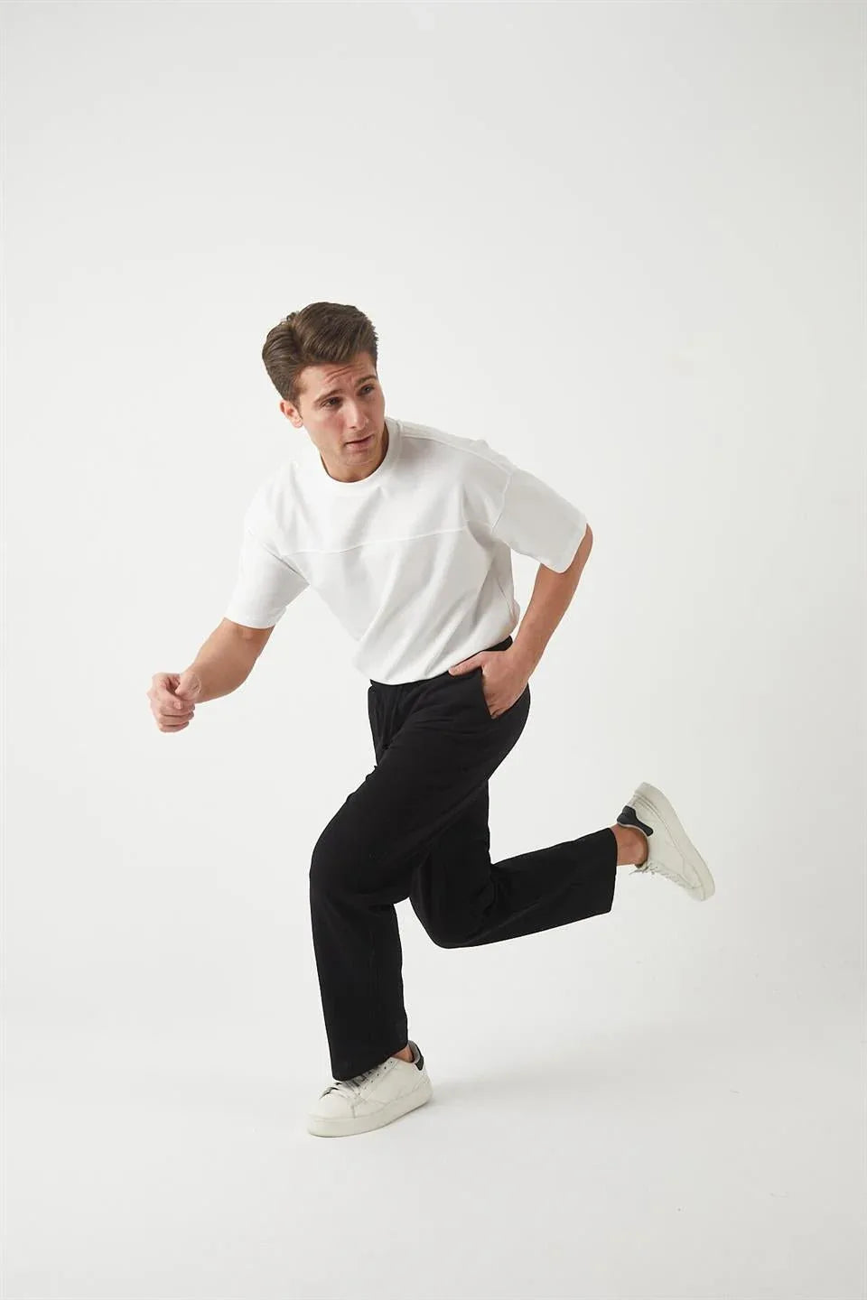 pantalon baggy homme coton léger respirant - Justyol