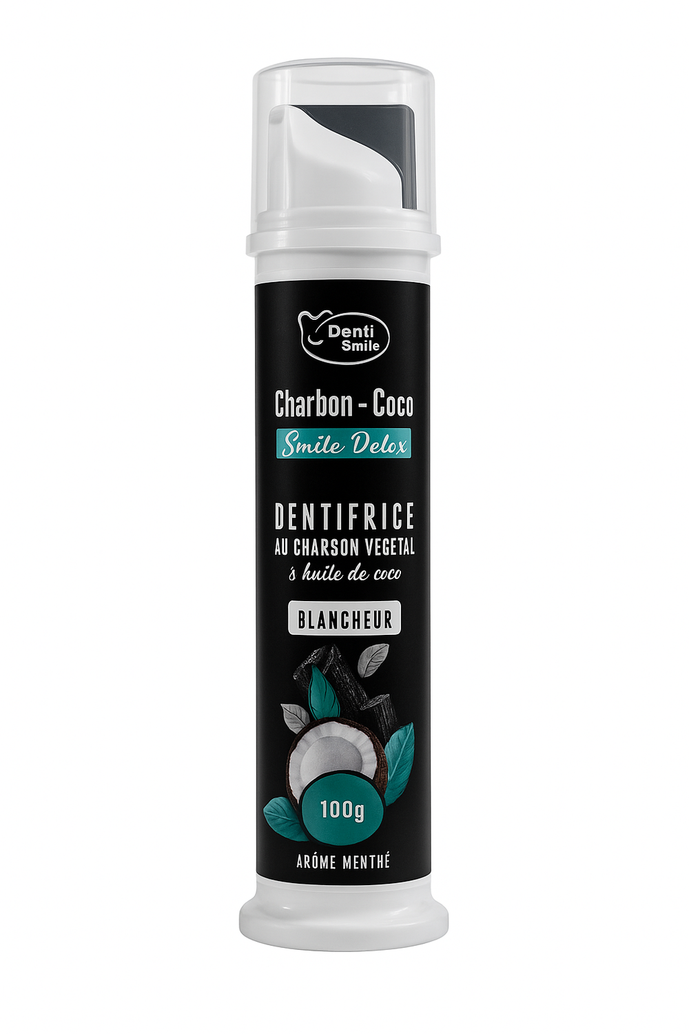 DENTI-SMILE DENTIFRICE AU CHARBON COCO 100GR