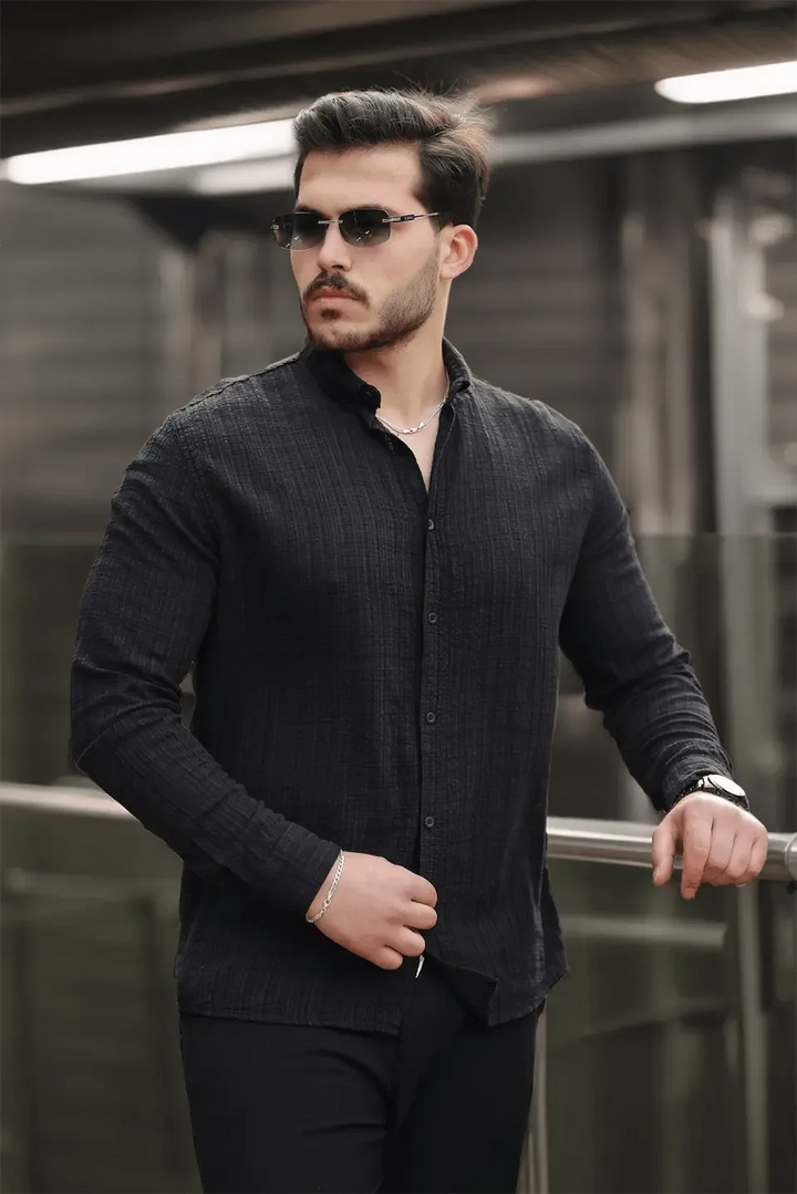 chemise homme coton lin légère confortable