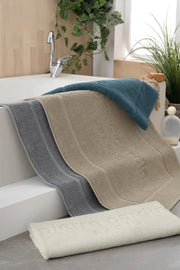 Pierre Cardin 4'lü Soft Ayak Havlusu Logo Pierre Cardin