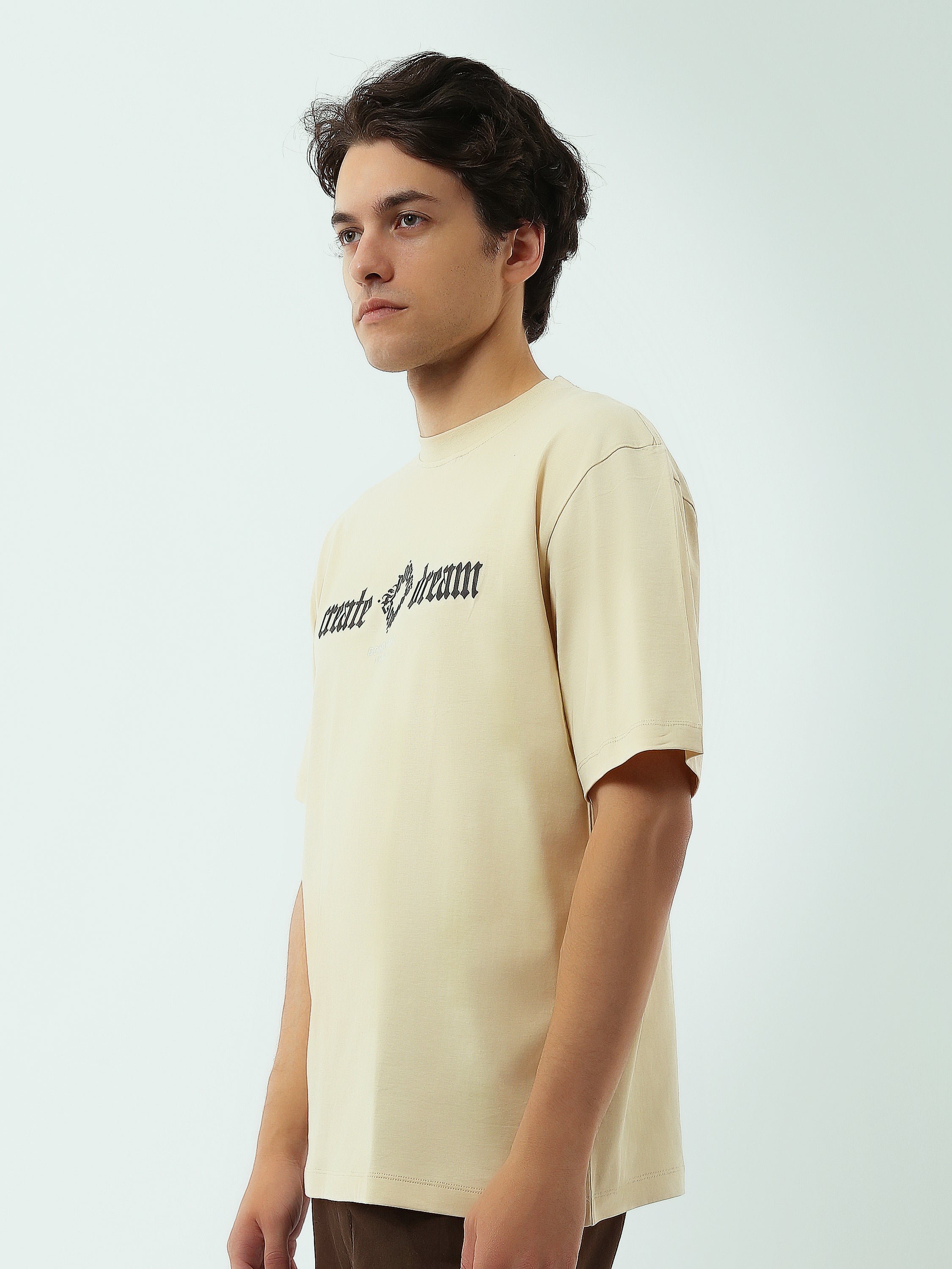 T-shirt Homme avec Logo "YOUNG PROGRESS" – Design Moderne et Confortable - TSH25SPRO20236TM1