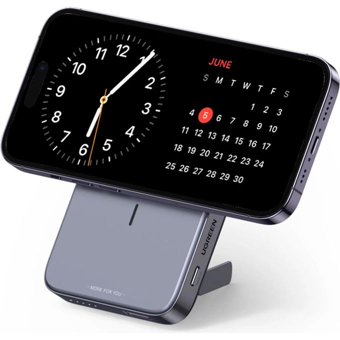 UGREEN Power Bank Magnétique Sans Fil 10000mAh 20W MagSafe avec Support Intégré Maroc