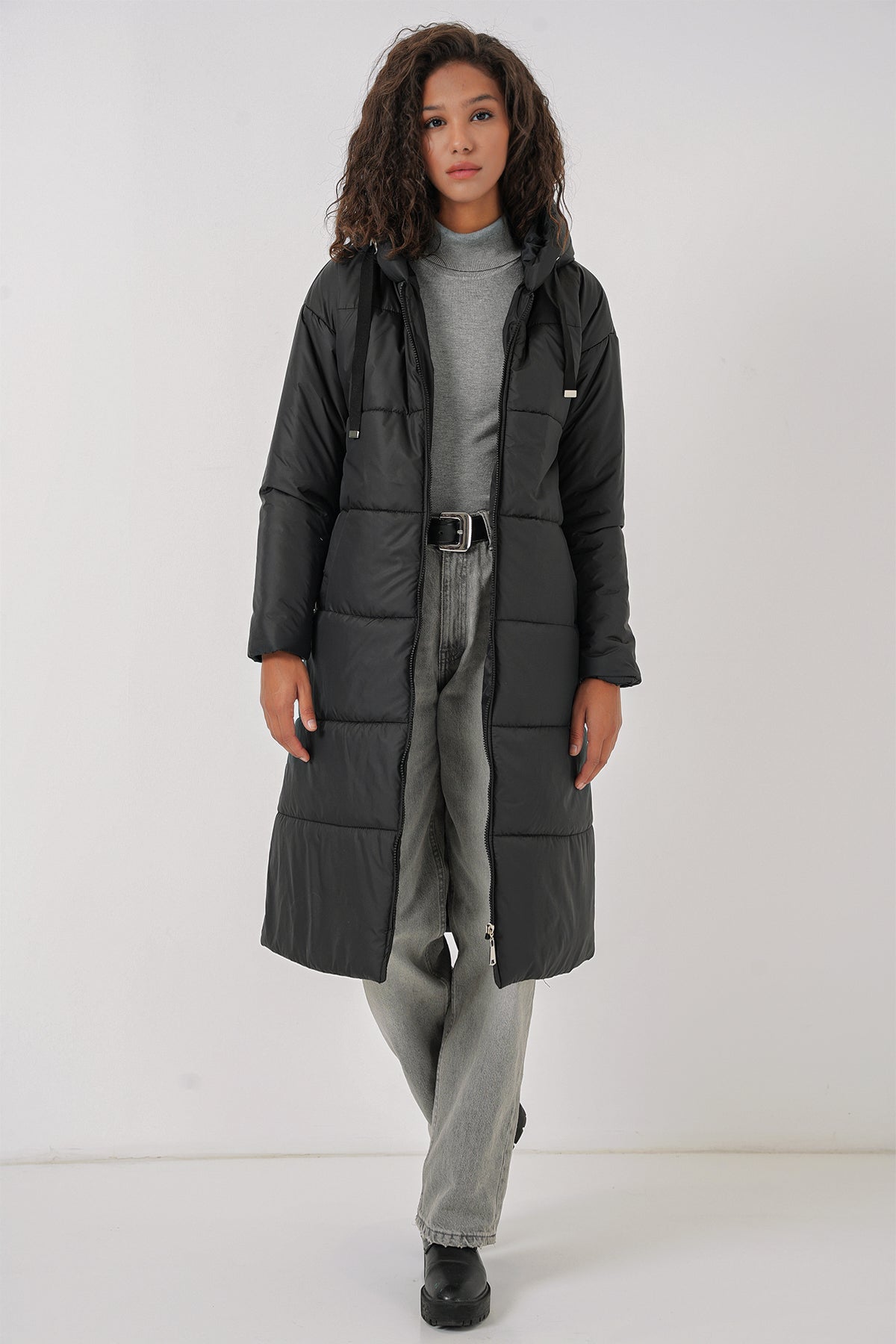 <tc>5120 manteau long en duvet avec capuche</tc>