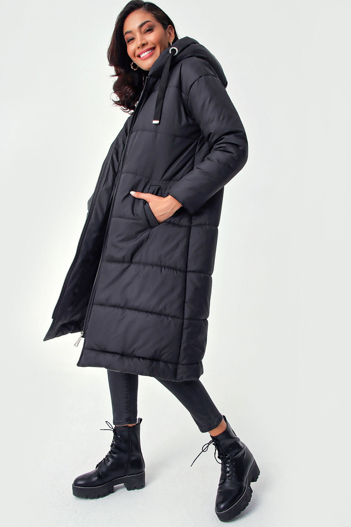 <tc>5120 manteau long en duvet avec capuche</tc>