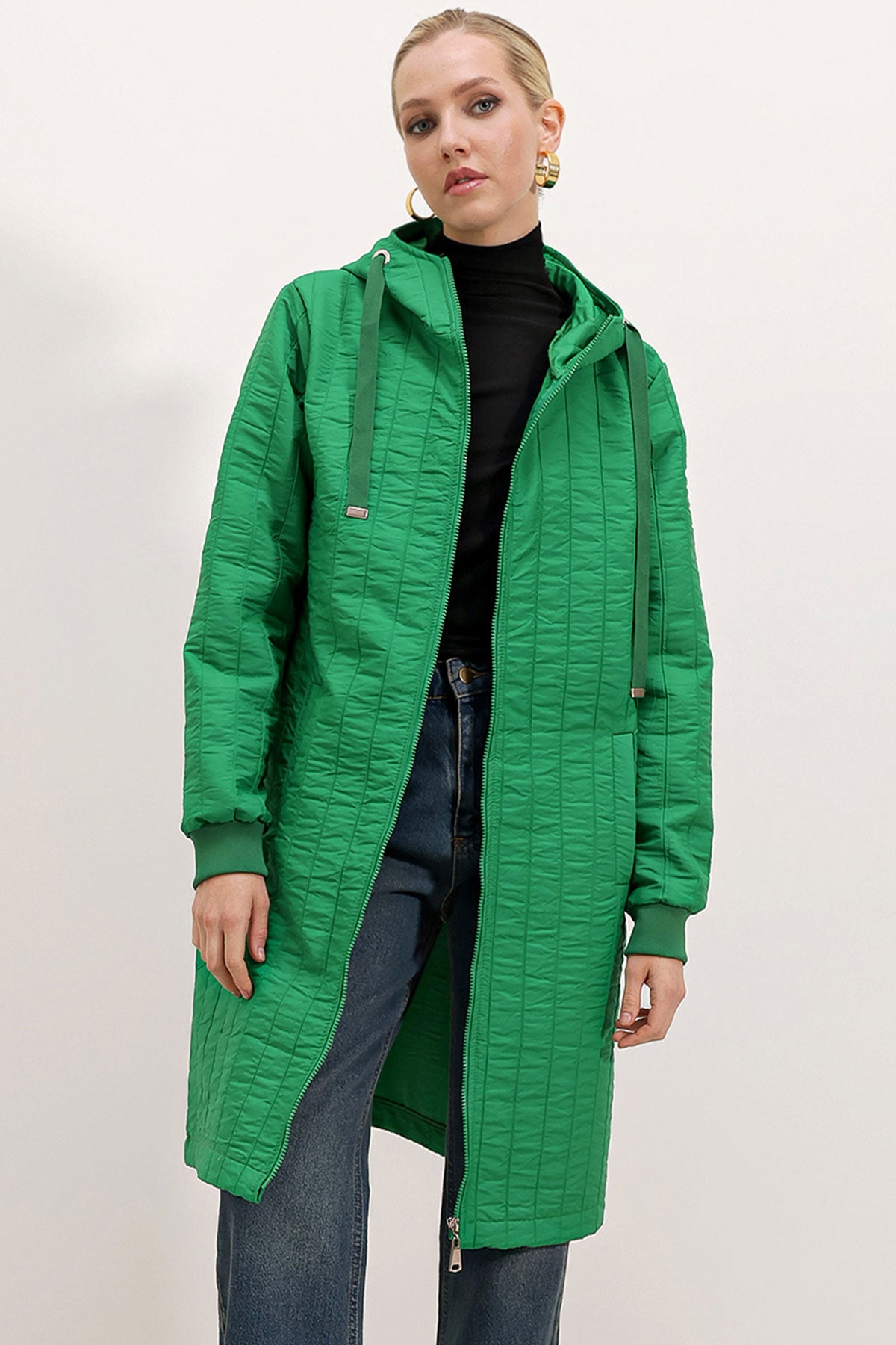 <tc>5138 manteau long en matelassé</tc>