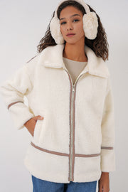5173 astarli peluş ceket - Justyol