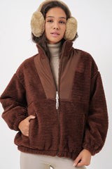 <tc>5194 manteau en peluche pour femme</tc>