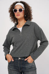 <tc>Sweatshirt à col zippé 55449.</tc>