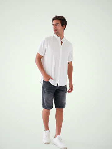 Chemise Slim Fit – Élégance et confort assurés - SSH24SERS19452TM1