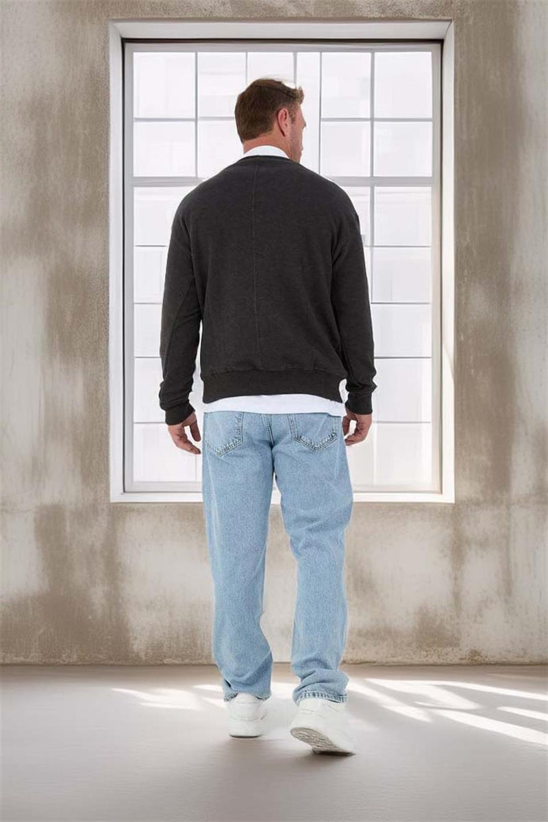 Sweat Homme Luis Col Polo en Maille Selanik