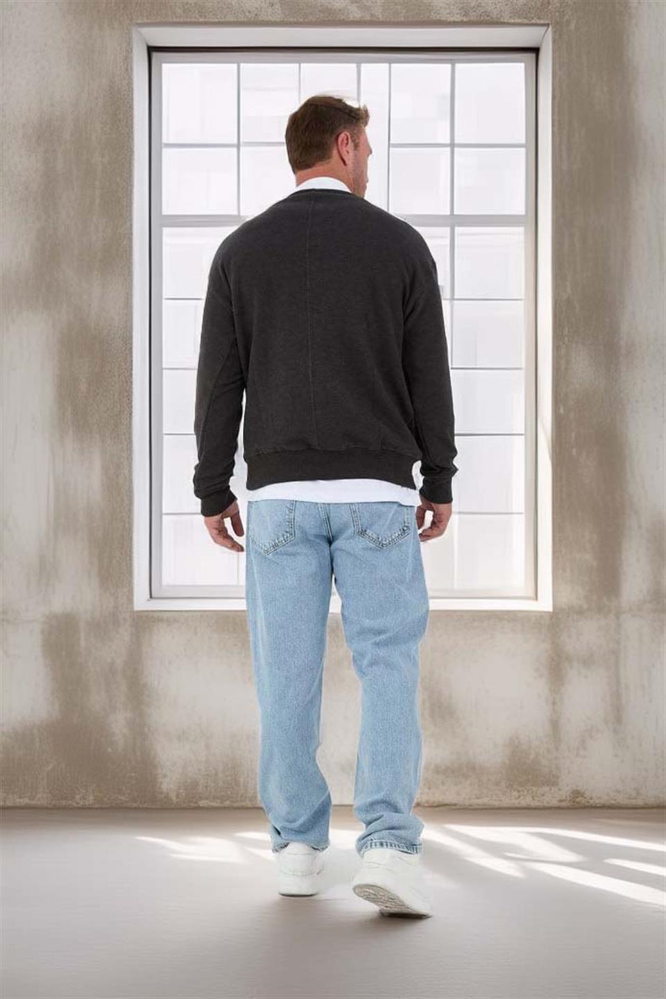 Sweat Homme Luis Col Polo en Maille Selanik