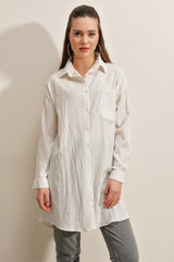 <tc>Chemise longue en tissu 5884.</tc>