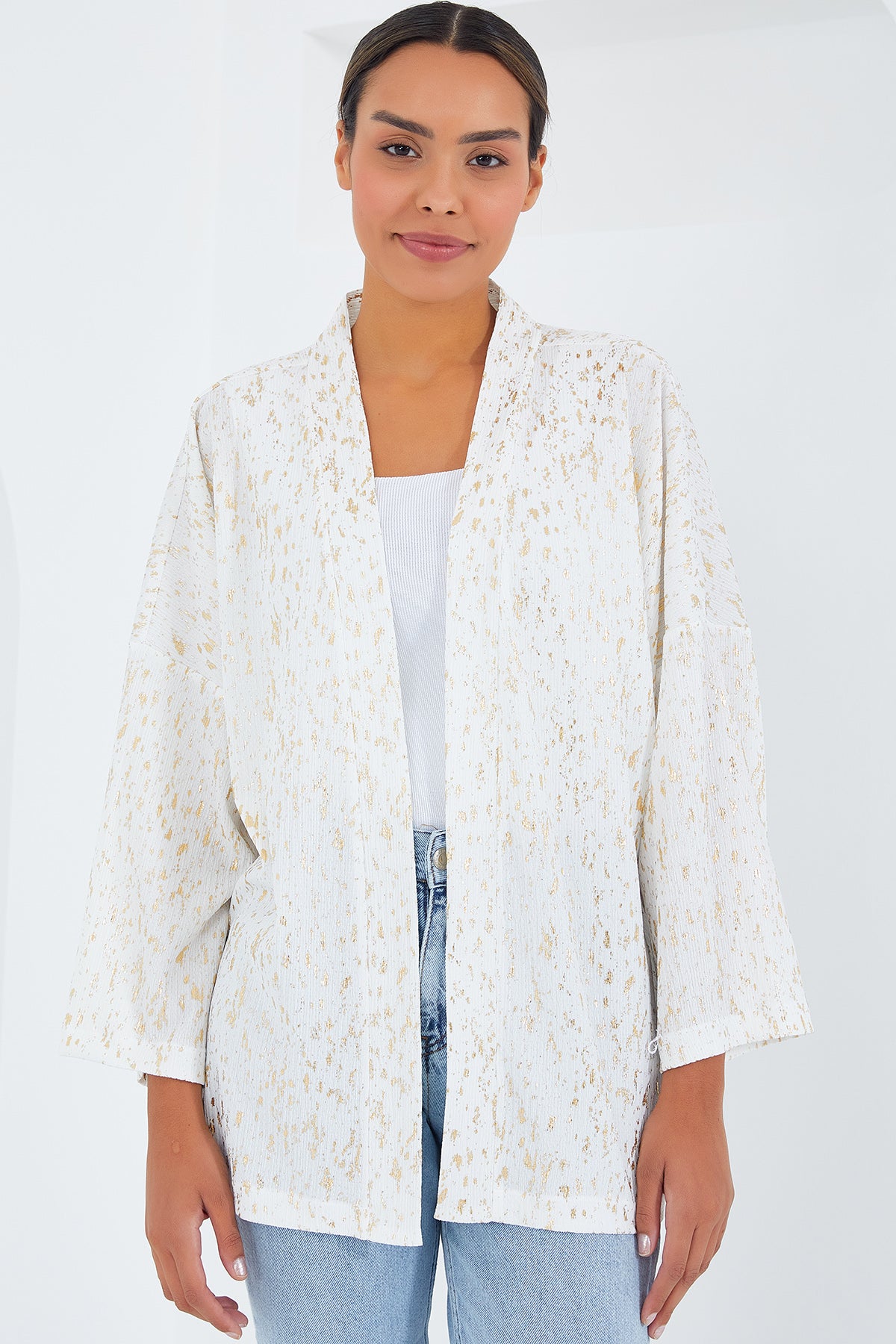 kadinvarakli örme kimono 5925