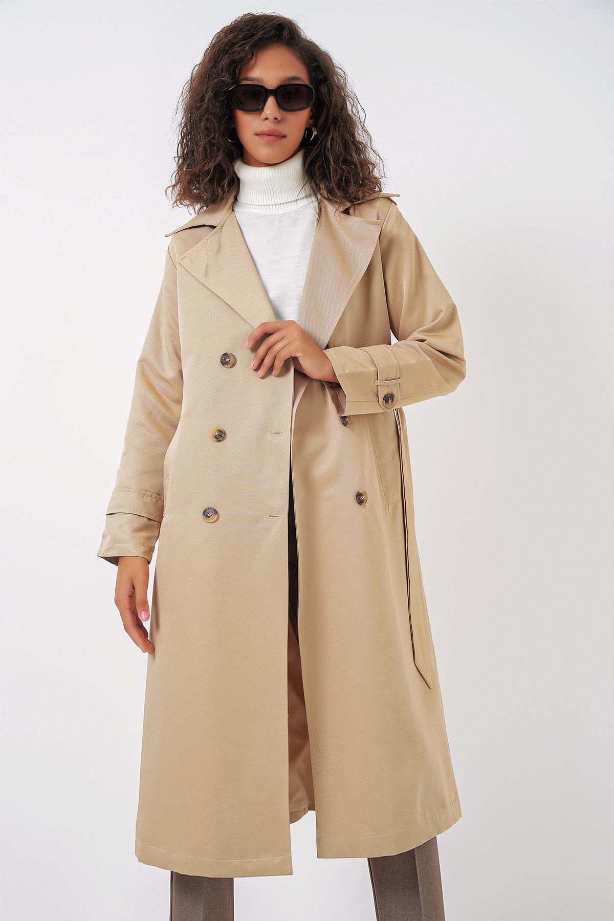 <tc>5940 manteau long à col croisé pour femme</tc>