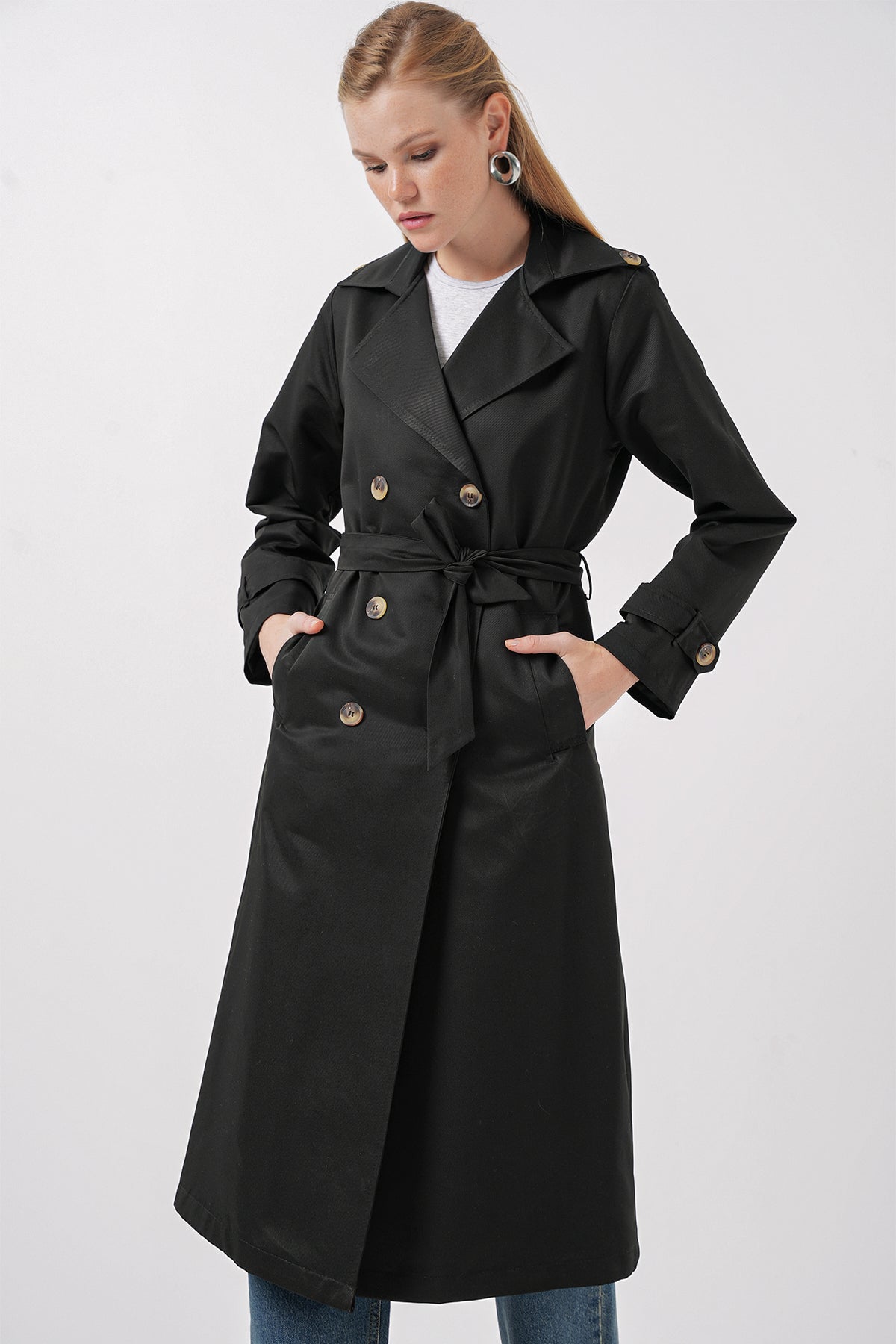 <tc>5940 manteau long à col croisé pour femme</tc>