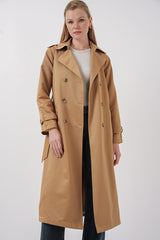 <tc>5940 manteau long à col croisé pour femme</tc>