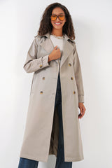 <tc>5940 manteau long à col croisé pour femme</tc>