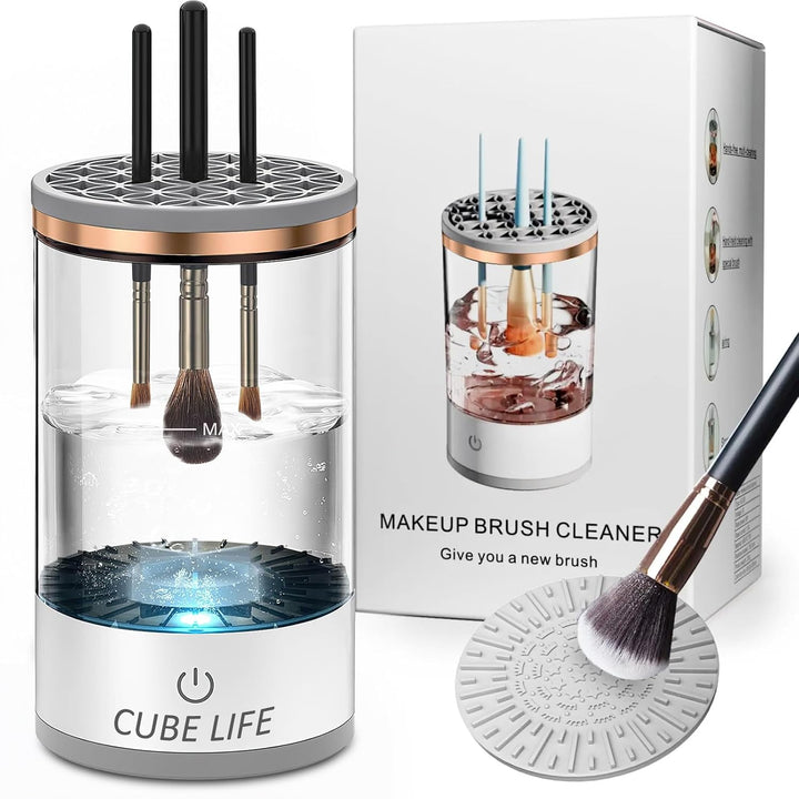 Nettoyeur Électrique de Pinceaux Maquillage Rechargeable 1200 mAh