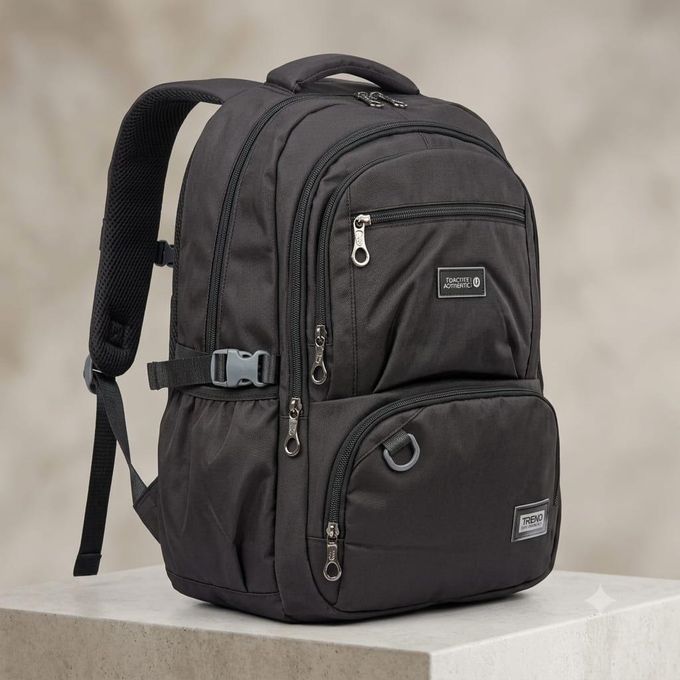 Sac à dos multifonction gris claire – Grande capacité- Qualité superieure  -Cartable business PC , loisirs, voyage, Cartable scolaire 50CM / 40CM