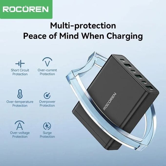 Station de Charge Rapide de Bureau Rocoren 60W