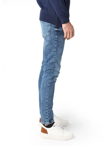 Jean Homme Slim Fit Effet Délavé – Coupe Ajustée Casual - JNS23WFDN22730TM1