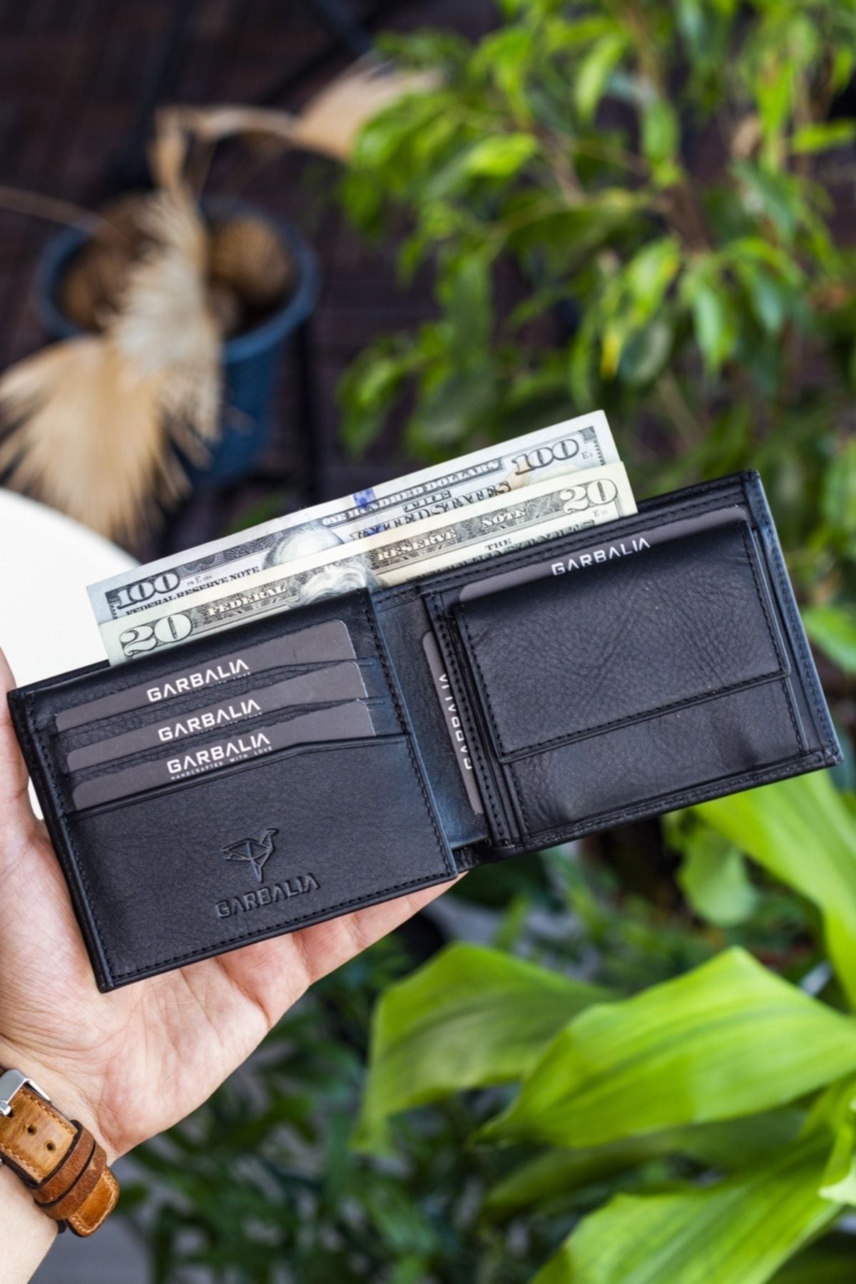 Jackson Hakiki Deri Bozuk Para Gözlü Rfıd Engelleyici Naturel Siyah Cüzdan - Justyol