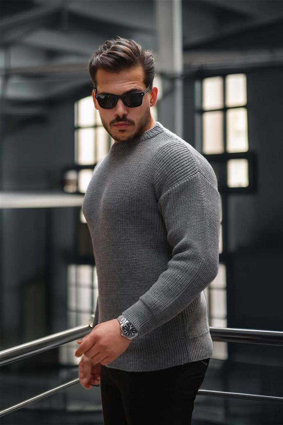 Pull Homme Pilar Maille Selanik Oversize
