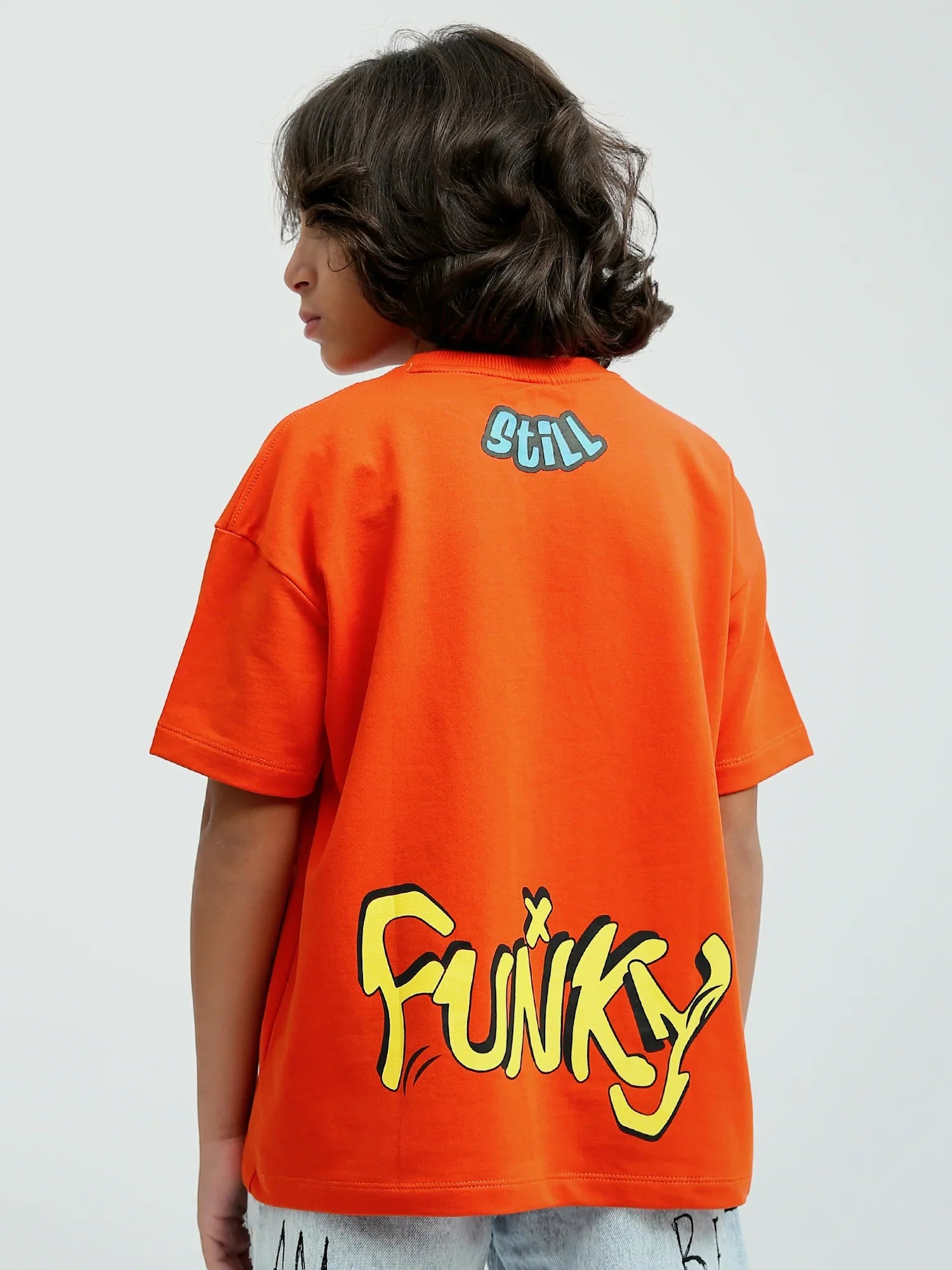 T-shirt garçon avec un imprimé Funky – Design moderne et audacieux – TSH24SPRO32655TB1