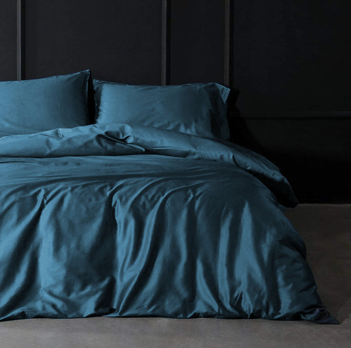 Housse de couette + 2 taies d'oreiller 100% coton Maison good and well