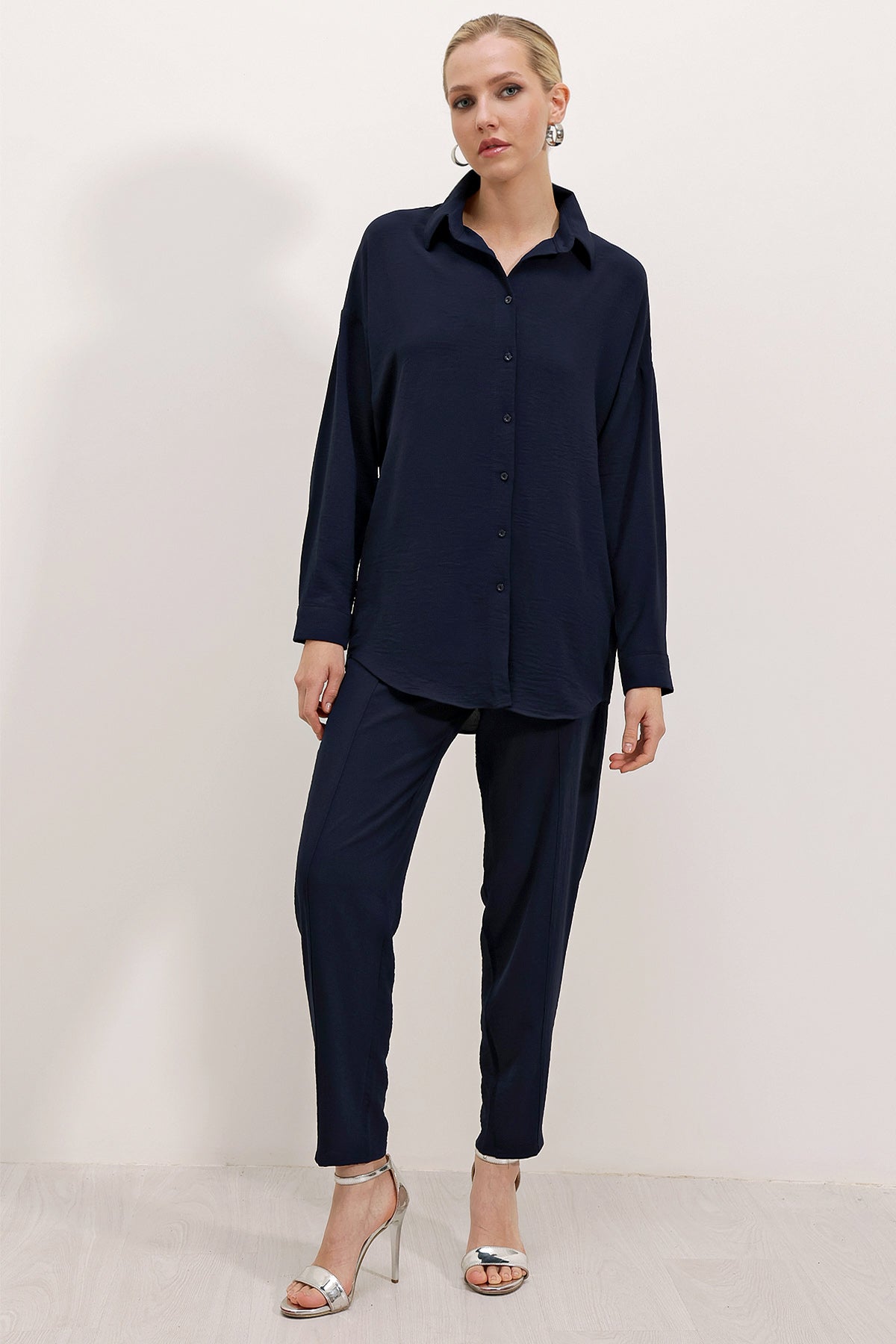 <tc>Ensemble oversize deux pièces - noir 6593</tc>