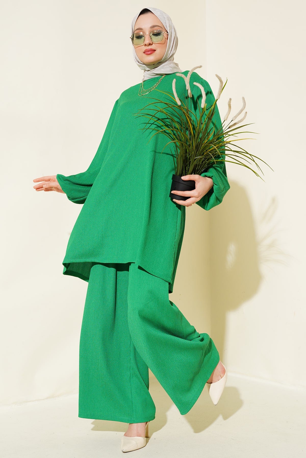 kadintunik pantolon alt üst takim 6663 - Justyol