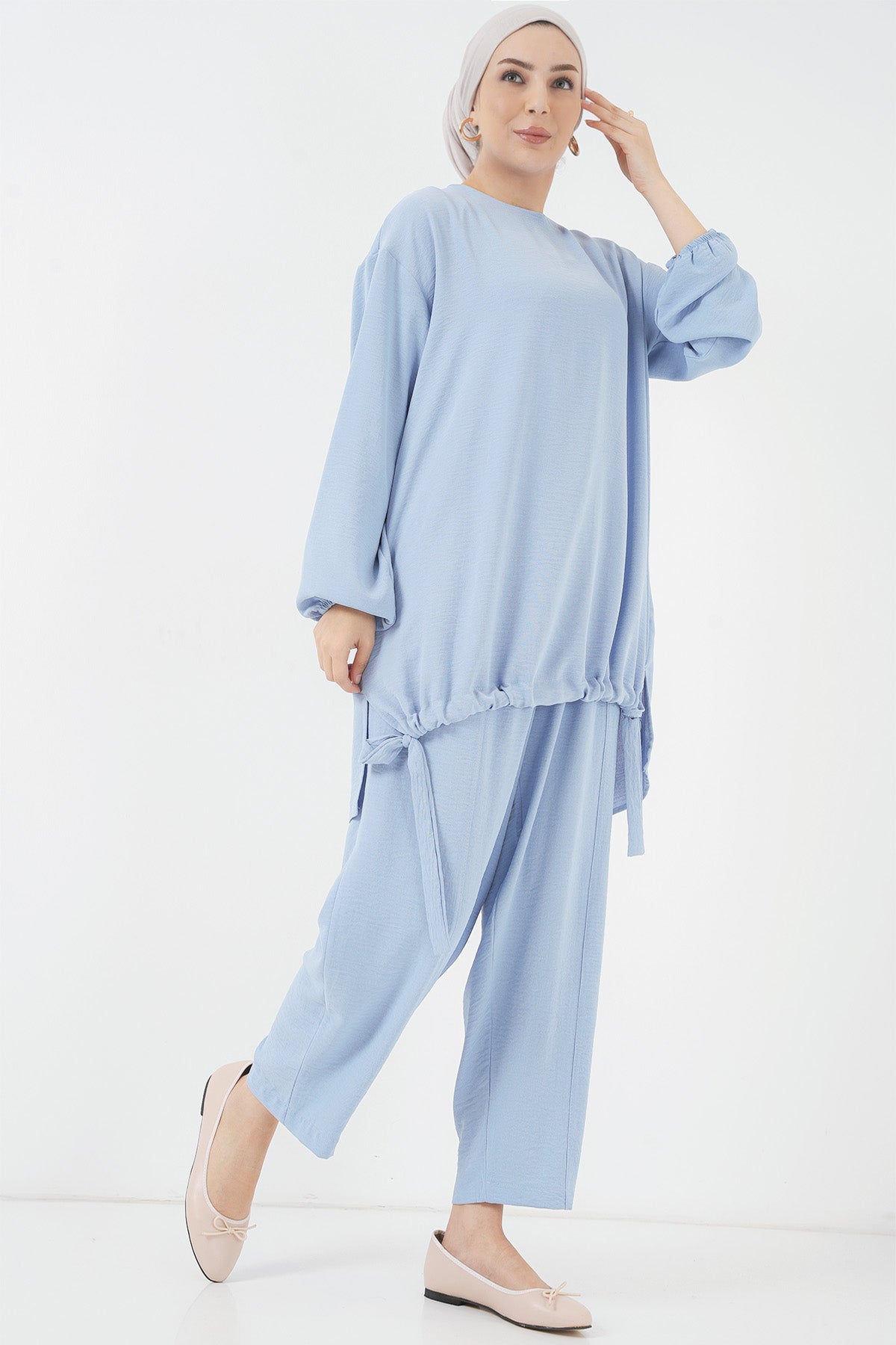 6682 tunik pantolon ikili takim JWomen
