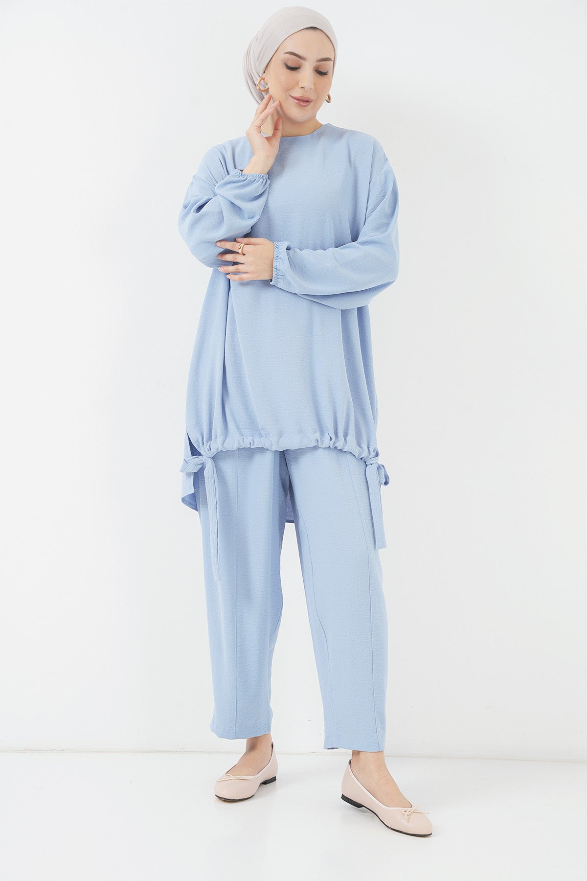 6682 tunik pantolon ikili takim JWomen