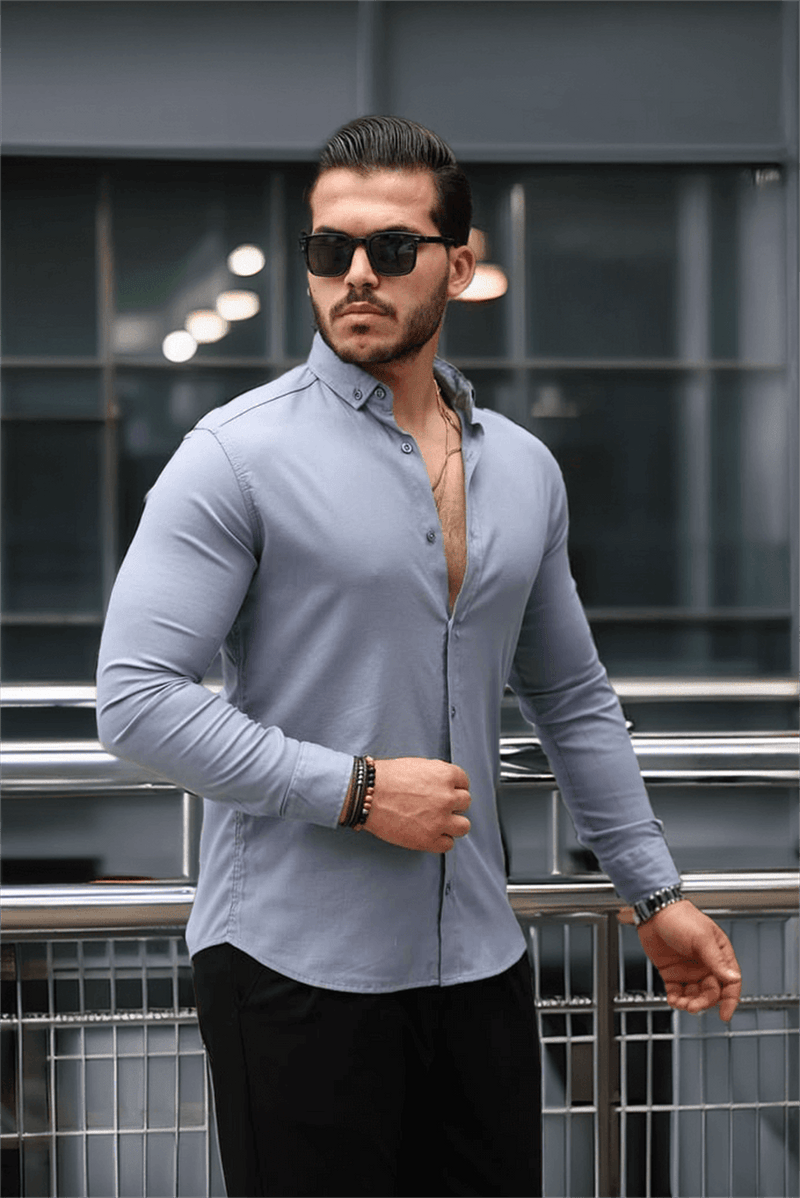 <tc>قميص رجالي كلاسيكي باكمام طويلة</tc>