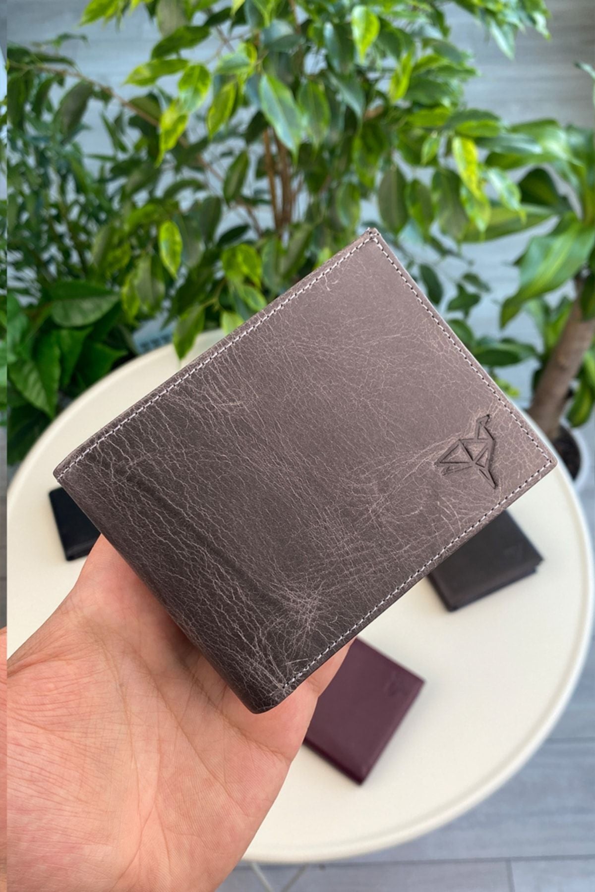 Jackson Hakiki Deri Bozuk Para Gözlü Rfıd Engelleyici Naturel Siyah Cüzdan - Justyol